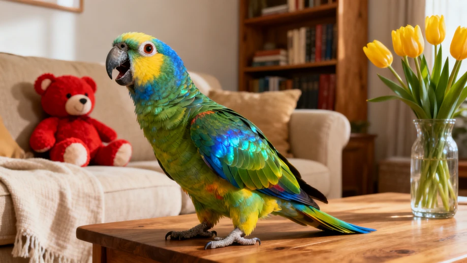 Why Do Parrots Mimic Everything You Say?