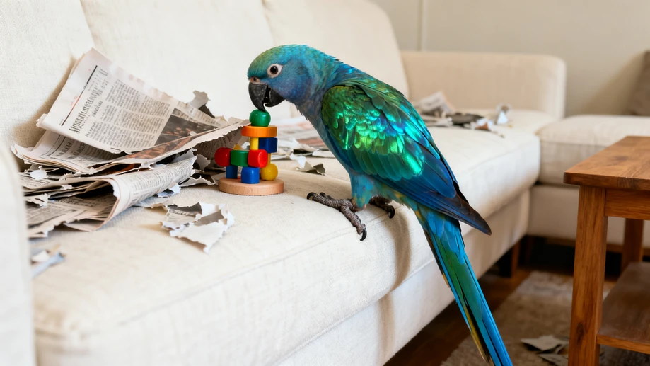Oh My! What Parrots Get Up to When You're Not Looking!