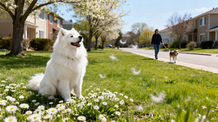 Have You Ever Wondered Why Every Samoyed Seems To Carry Permanent Sunshine In Its Fur