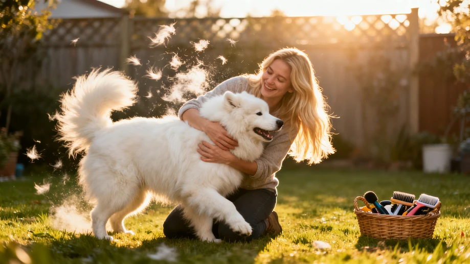 The Fluff Survival Handbook: Mastering Your Samoyed's Cloud-Like Coat